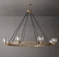 Averion Round Glass Chandelier 24"/36"/48"/60"