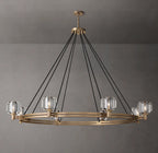 Averion Round Glass Chandelier 24"/36"/48"/60"