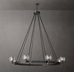 Averion Round Glass Chandelier 24"/36"/48"/60"