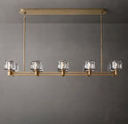 Averion 54″/72″ Double Linear Glass Chandelier