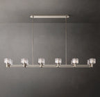 Averion 54″/72″ Double Linear Glass Chandelier