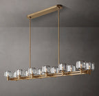 Averion 54″/72″ Double Linear Glass Chandelier