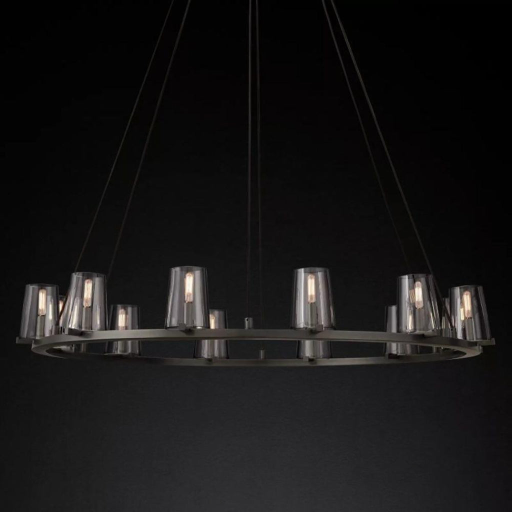 Cirella 48″ Round Glass Chandelier