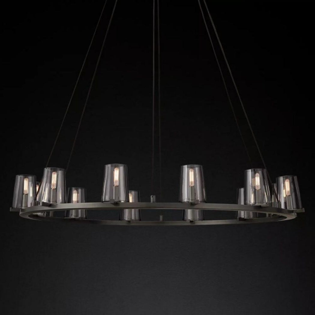 Cirella 48″ Round Glass Chandelier