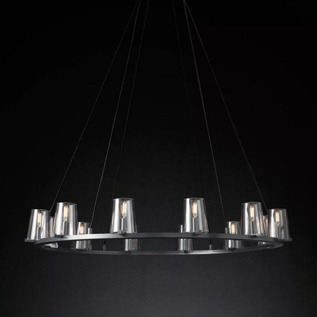 Cirella 48″ Round Glass Chandelier