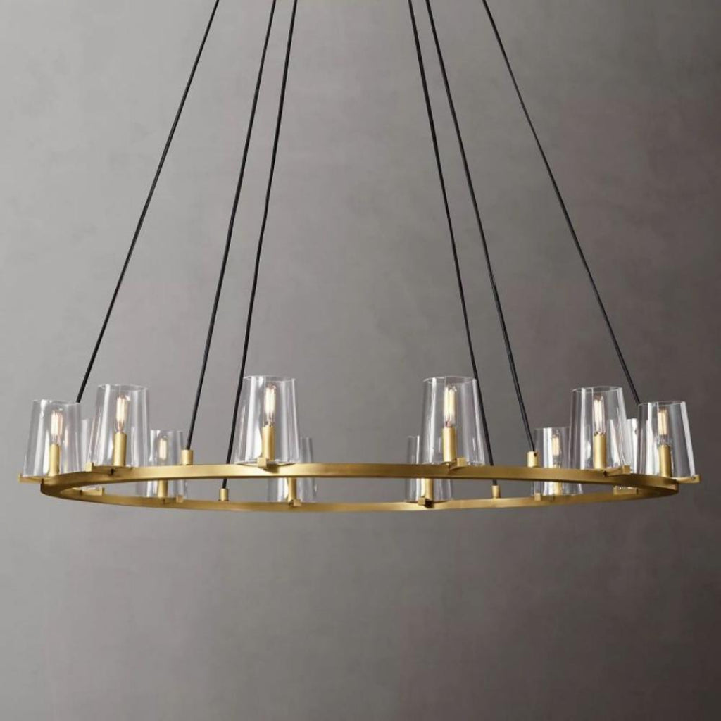 Cirella 48″ Round Glass Chandelier