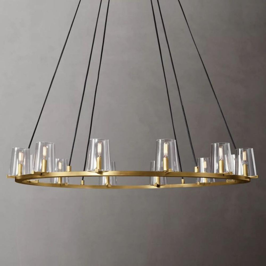Cirella 48″ Round Glass Chandelier