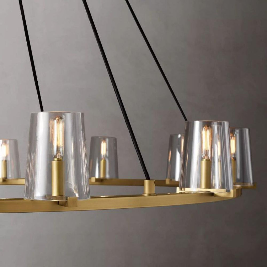 Cirella 60″ Round Glass Chandelier