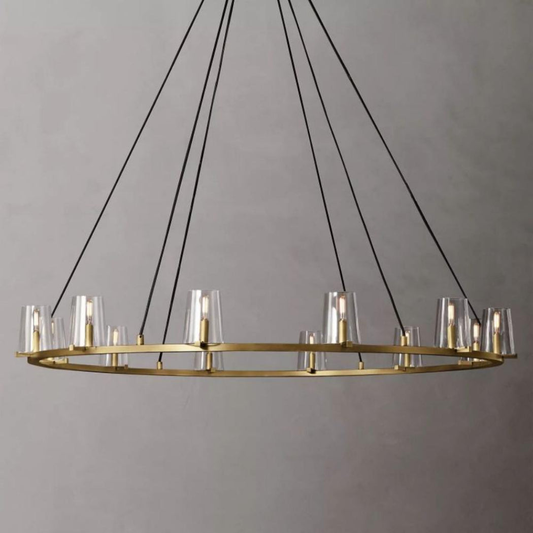 Cirella 36″ Round Glass Chandelier
