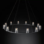 Cirella 60″ Round Glass Chandelier