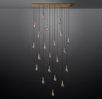 Elara 72″ Linear Hand-Blown Glass Chandelier