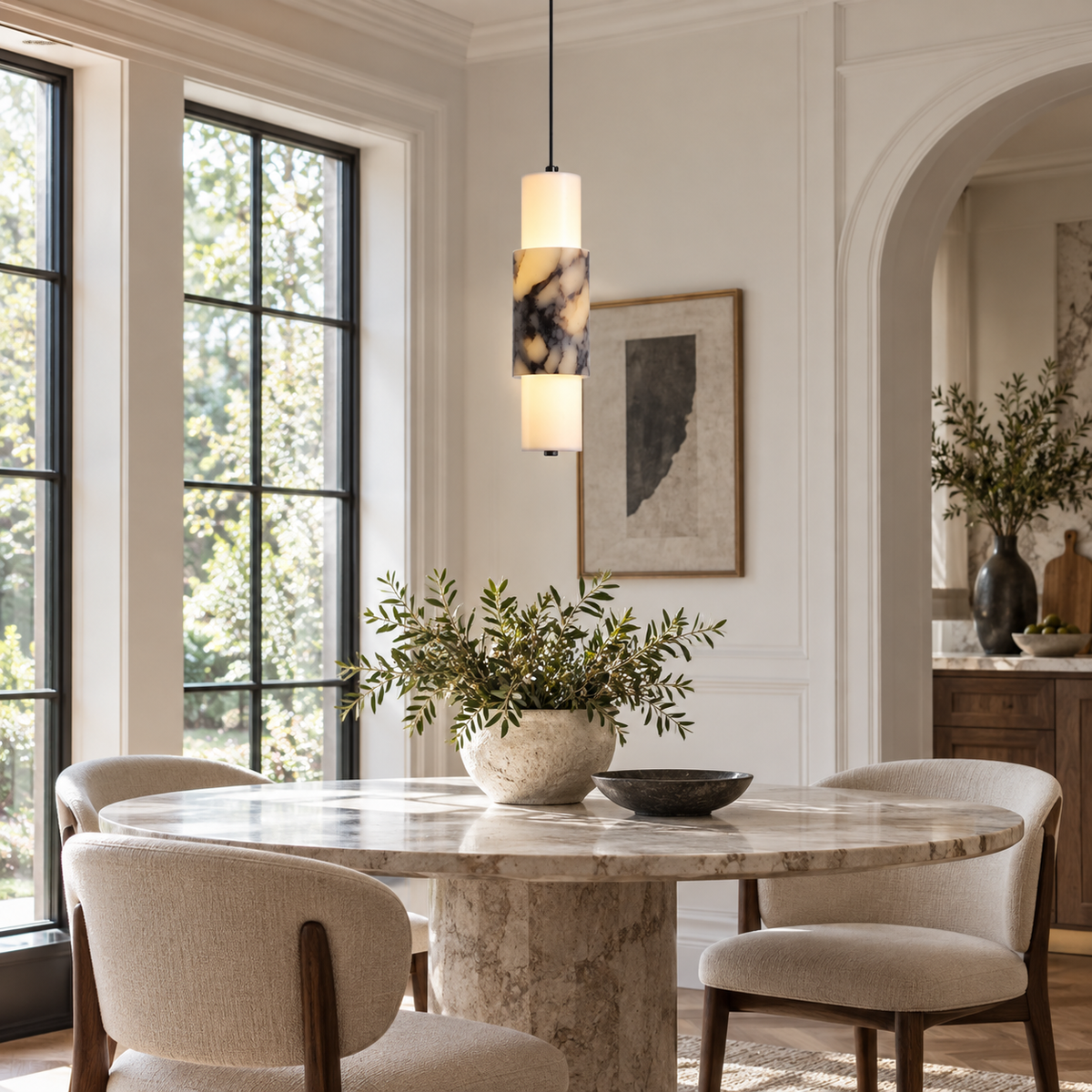 Travelle Marble Pendant Light