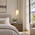 Aurevia Alabaster Gold Pendant Light