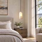Aurevia Alabaster Gold Pendant Light