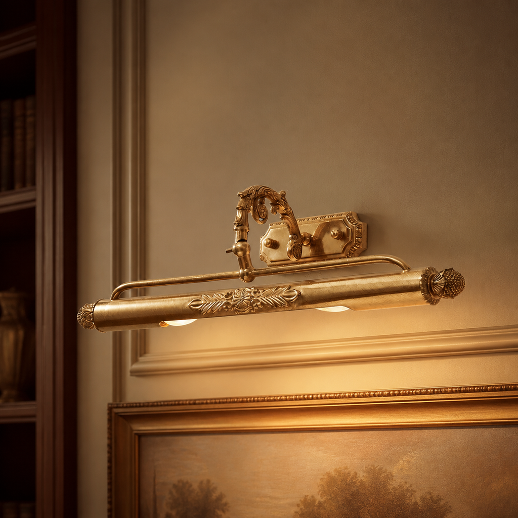 Valora Brass Picture Wall Light