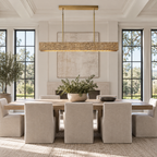Valora 54″ Linear Brass Chandelier