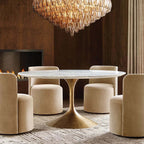 Chiare Multi-Tier Glass Round Chandelier 61"