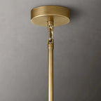 Chiare Multi-Tier Glass Round Chandelier 61"
