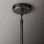 Chiare Tiered Smoke Glass Round Chandelier 47″