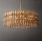 Chiare Glass Round Chandelier 47"