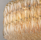 Chiare Glass Round Chandelier 47"