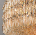 Chiare Glass Round Chandelier 47"