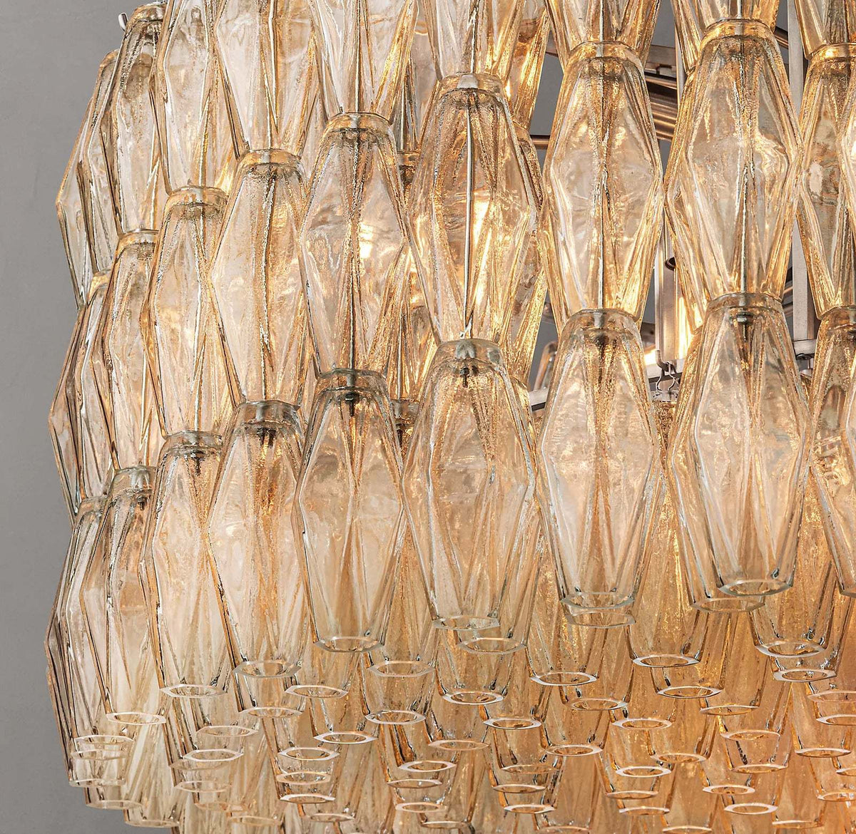 Chiare Glass Round Chandelier 47"