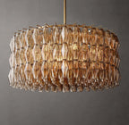 Chiare Glass Round Chandelier 37″