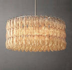 Chiare Glass Round Chandelier 37″