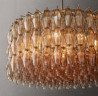 Chiare Glass Round Chandelier 37″