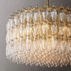 Chiare Glass Round Chandelier 37″