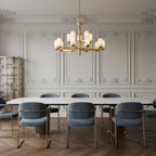 Aurevia Natural Alabaster Multi-Light Chandelier