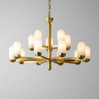 Aurevia Natural Alabaster Multi-Light Chandelier