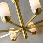 Aurevia Natural Alabaster Multi-Light Chandelier
