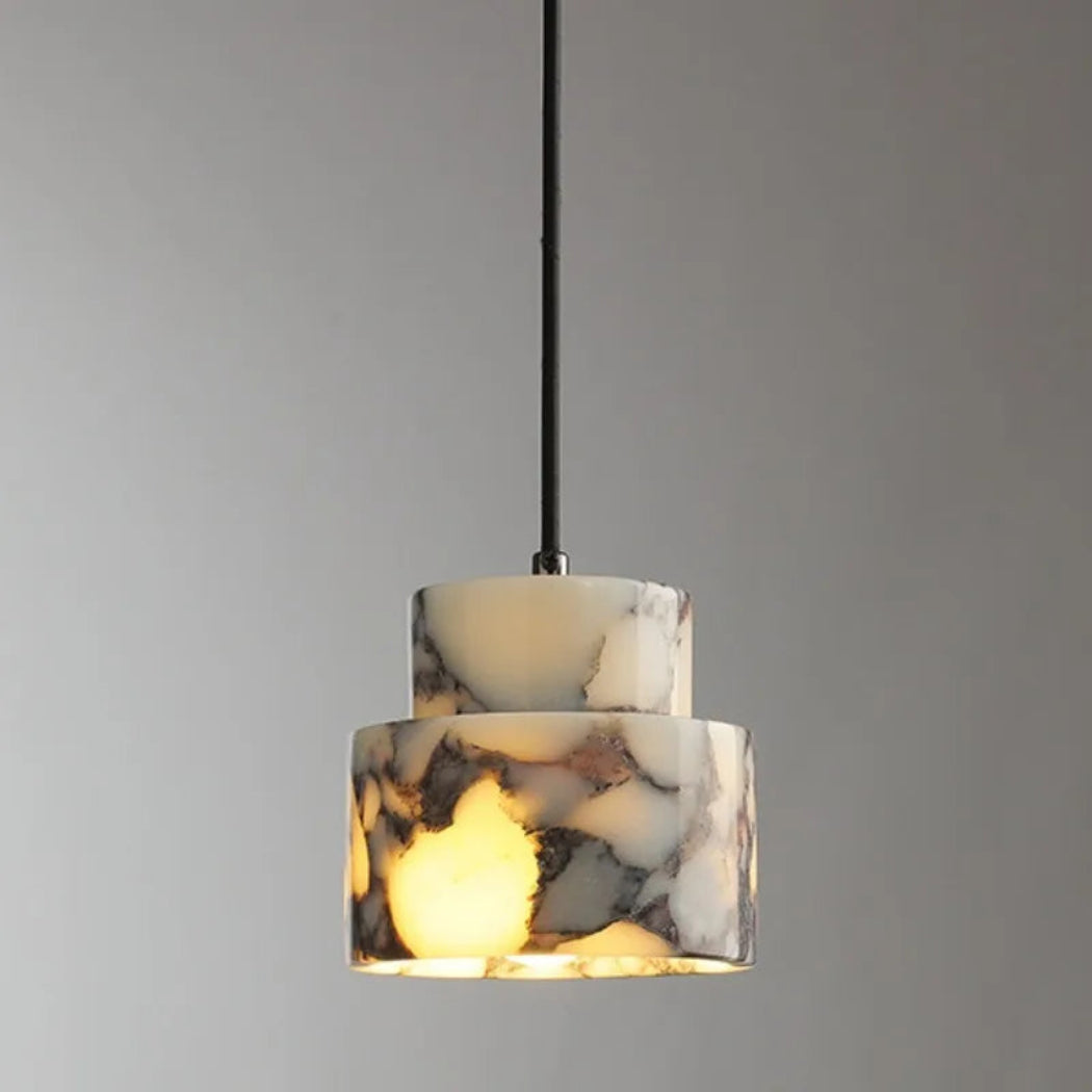 Travelle 5.1″ Wabi-Sabi Marble Pendant Light