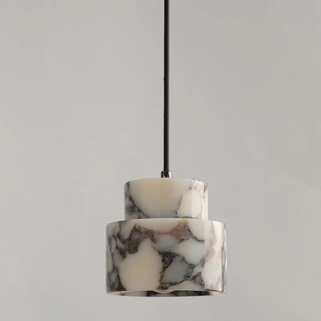 Travelle 5.1″ Wabi-Sabi Marble Pendant Light