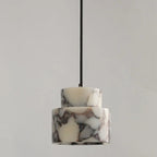 Travelle 5.1″ Wabi-Sabi Marble Pendant Light