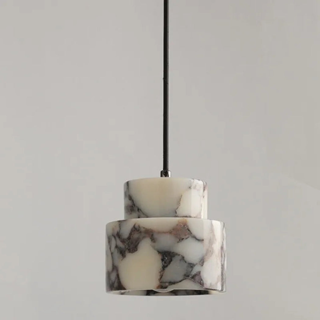 Travelle 5.1″ Wabi-Sabi Marble Pendant Light