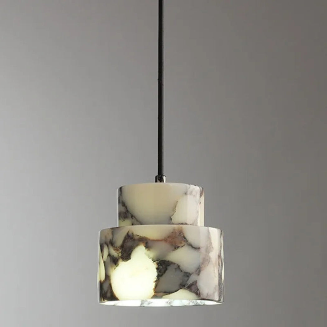 Travelle 5.1″ Wabi-Sabi Marble Pendant Light