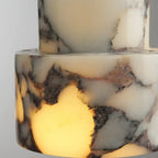 Travelle 5.1″ Wabi-Sabi Marble Pendant Light
